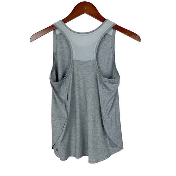 Athleta Girl Comeback Tank Top Grey Mesh Girls XL 14 - Picture 4 of 9
